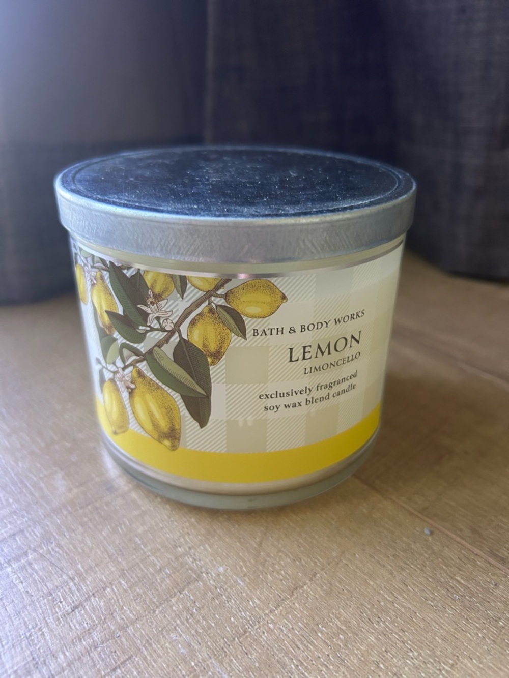 Bath & Body Works Lemon Limoncello Scented Candle - Yellow, Silver